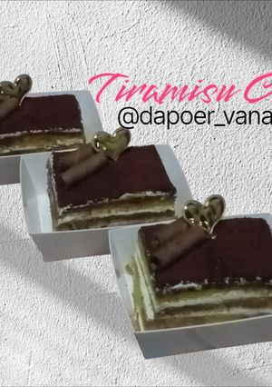 Foto resep Tiramisu Cake (6 butir telur - metode all in)