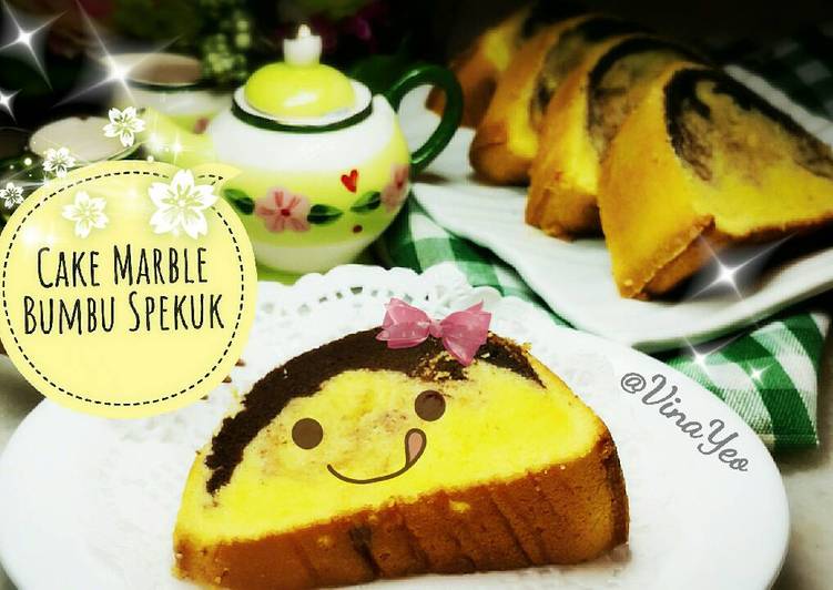 Bagaimana Menyiapkan Cake Marble Bumbu Spekuk 😆👌🌿 Anti Gagal