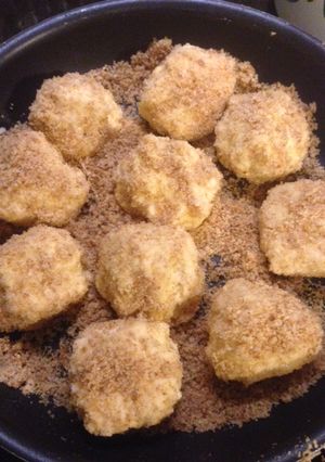 Prézlis túrógombóc recept fotója