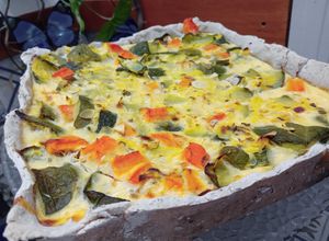 Una foto de Tarta de Verduras (Con masa casera sin tacc)