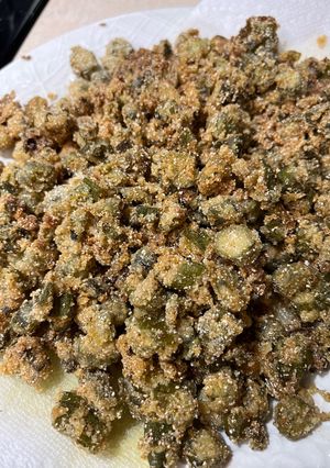 A picture of Fried Okra.