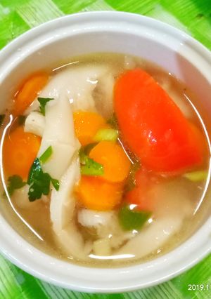 Foto resep Sup jamur tiram
