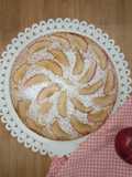 Torta di mele bassa e soffice