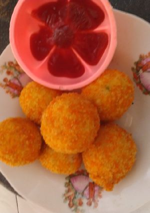 Foto resep Rice Ball simpel isi Sosis keju