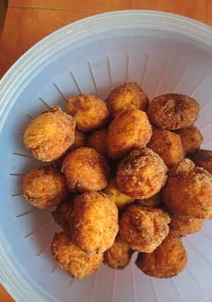 Burgonya gombóc sajttal recept fotója