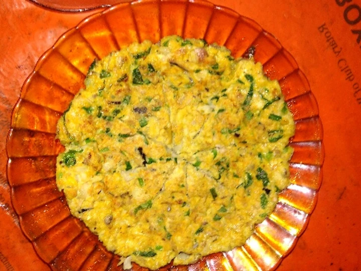 Langkah Mudah untuk Membuat Resep  Omelet Tuna Tempe dan Sayuran (MPASI 1y+) yang Sempurna, Sempurna