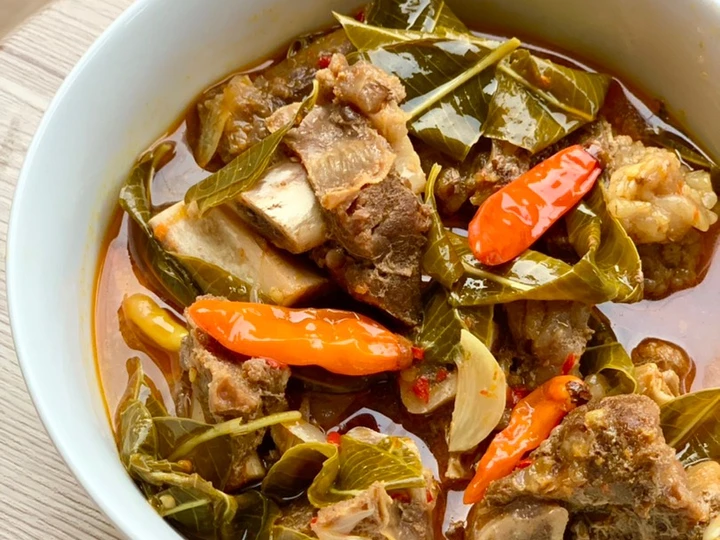 Langkah Gampang Menyiapkan Resep Asem-Asem Balungan Godong Kedondong yang Menggugah Selera