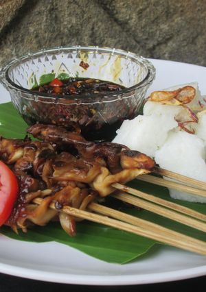 Foto resep Sate Jamur Komplit