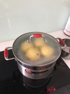 Hình của món Bánh bao bí đỏ (+ hạt chia).