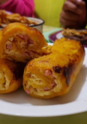 Una foto de Rollo de plátano