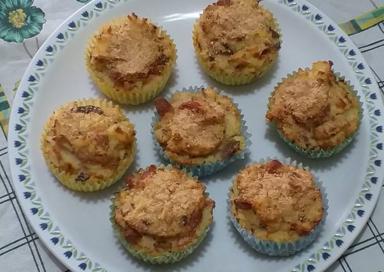 Ricetta Muffins Salati Di Patate E Riso Di Lucia Lulu Tolfo Cookpad