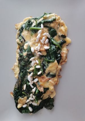 Foto di Omelette di spinaci