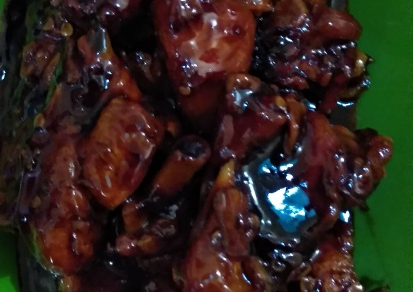 Ayam goreng pedas asam manis😊