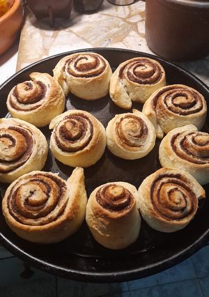 Una foto de Rollos de canela