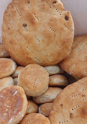 Una foto de Tortillas con chicharrones