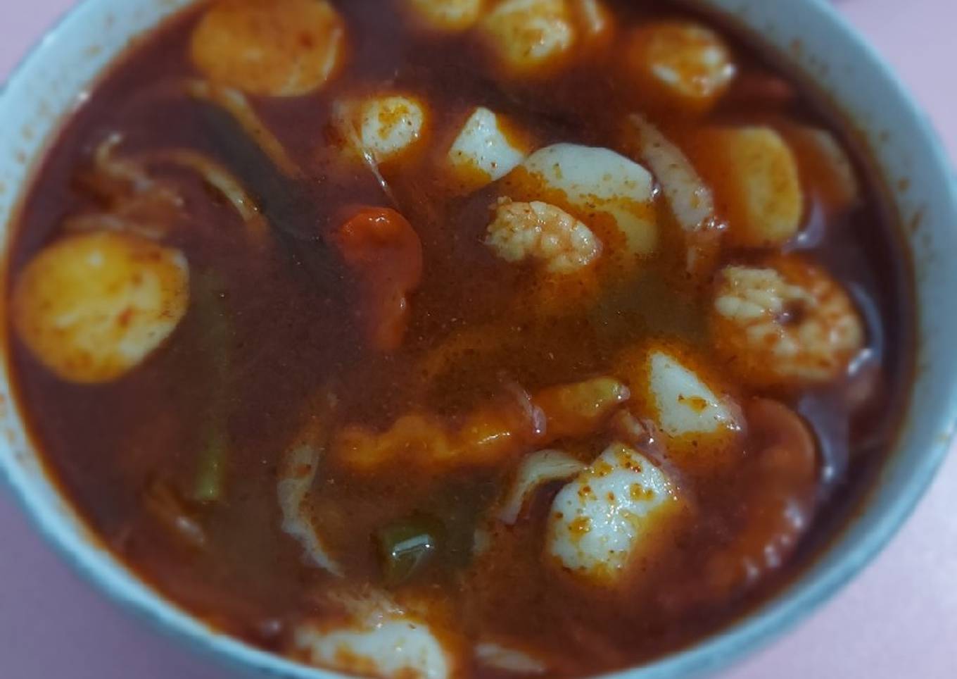 Tomyam udang jamur