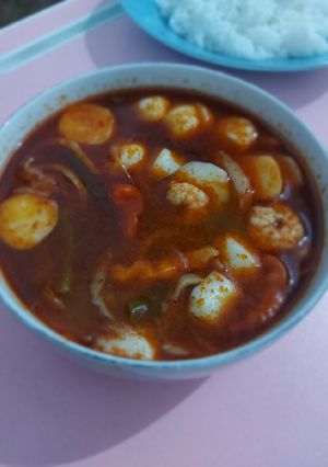 Foto resep Tomyam udang jamur