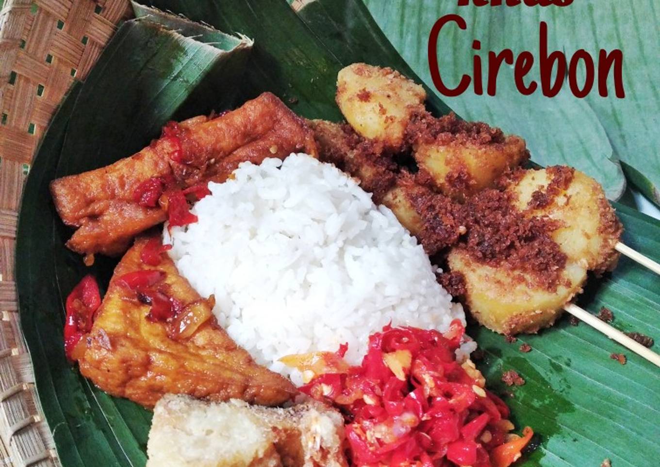 *Nasi Jamblang khas Cirebon*