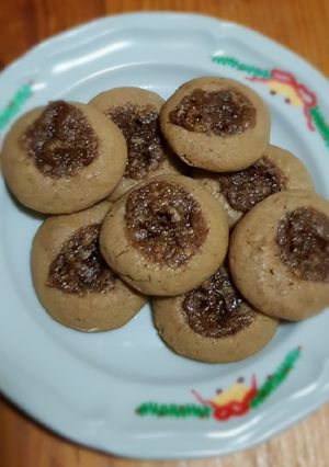 Una foto de Galletas rellenas de nuez