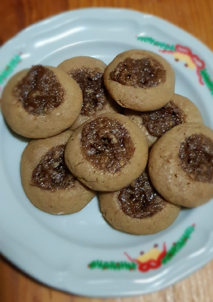 Una foto de Galletas rellenas de nuez