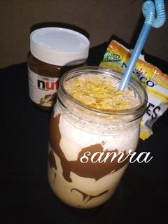 Cornflakes milkshake ainihin hoton girkin