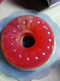 Foto resep Agar agar kombinasi dua warna