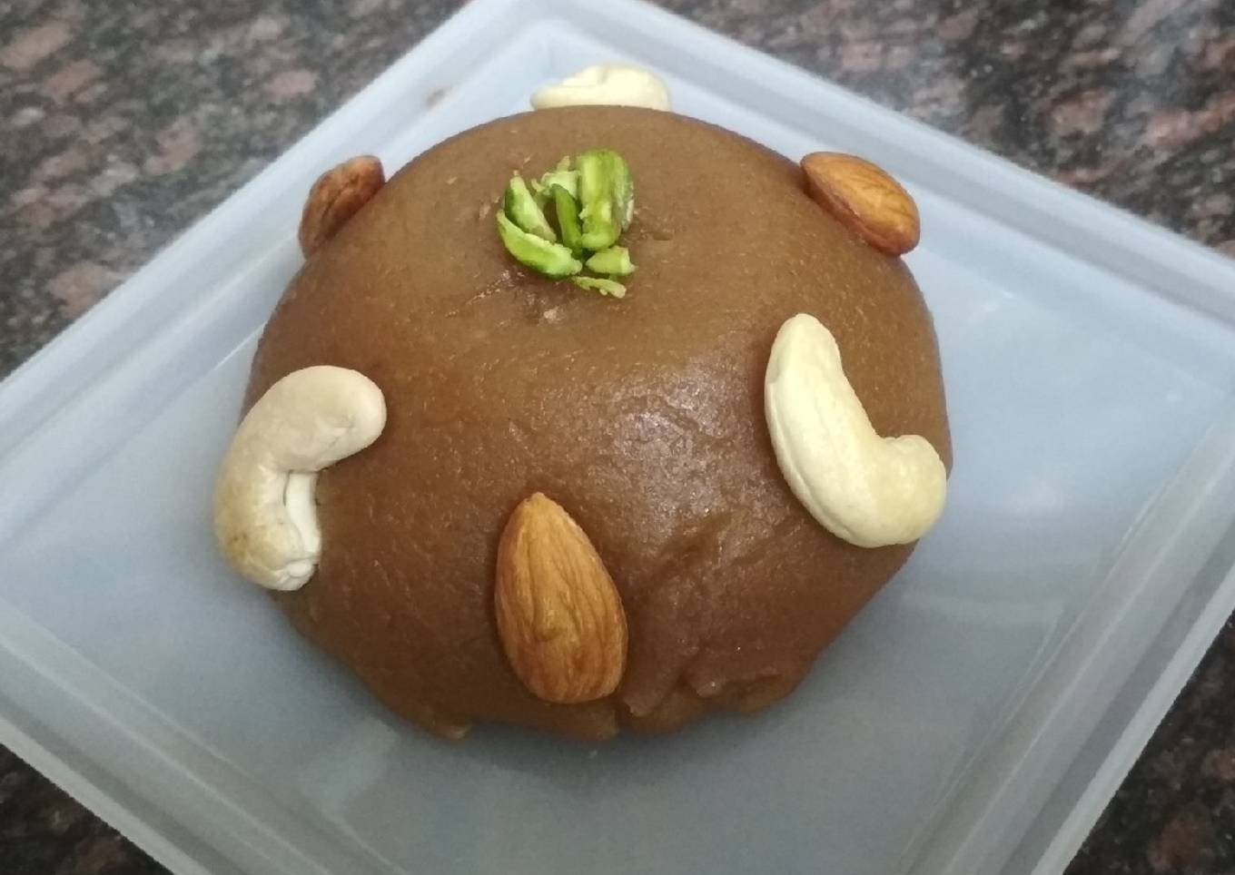 Aate (wheat flour) ka halwa