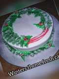 Winter theme cake