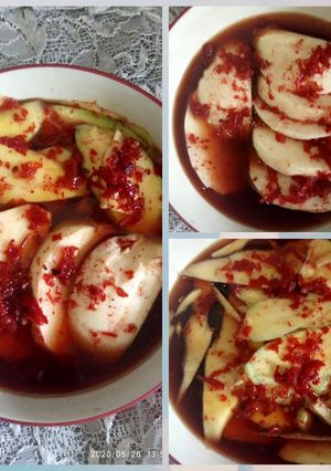 Foto resep Rujak terasi mangga dan bengkoang