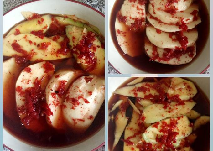 Ini dia! Bagaimana cara buat Rujak terasi mangga dan bengkoang  sempurna