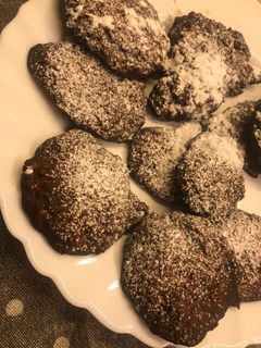 Csokis zabkeksz recept fotója