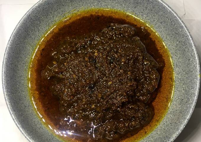 Sambal hitam madura