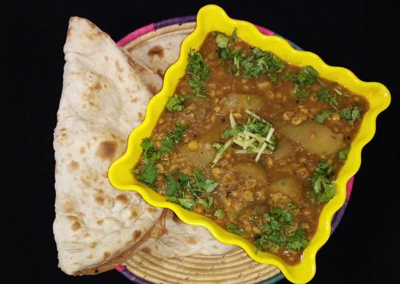 Chana daal lauki