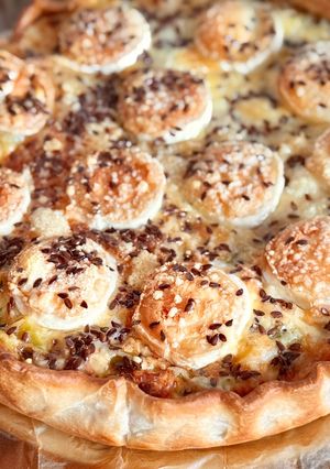 Une photo de 💚 Quiche aux légumes et fromage de chèvre (végétarien)