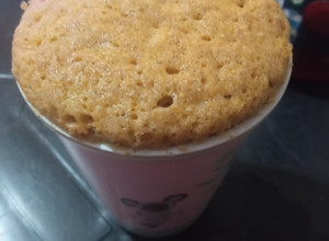 Una foto de Queque en taza al microondas