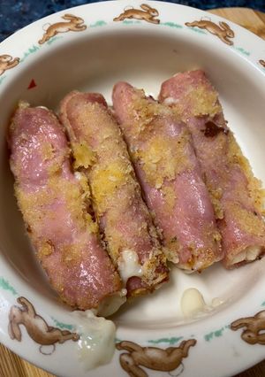 Una foto de Flamenquines de York y queso