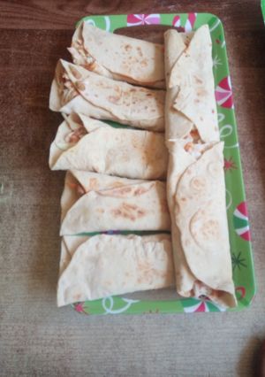 A picture of Chicken shawarma.