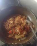 BISTEC DE RES CON JITOMATE🍅🧅 YCEBOLLA❤❤