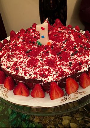 صورة لوصفة تورته الريد فورست 🎂