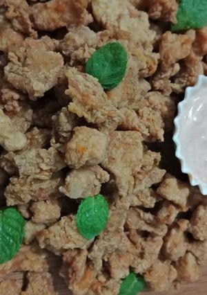 A picture of Chicken popcorn.