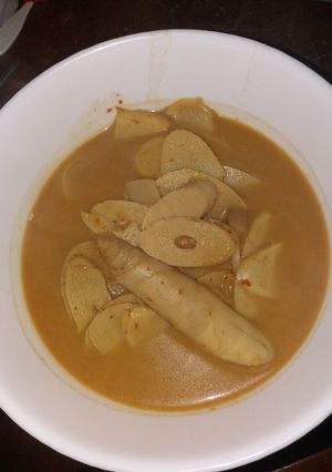 Foto resep Gulai rebung bumbu kambing