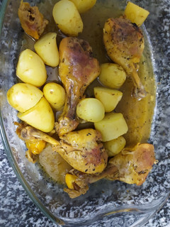 Una foto de Jamoncitos pollo al horno