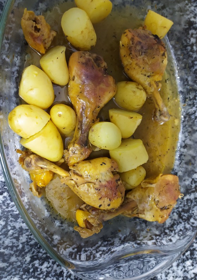 Una foto de Jamoncitos pollo al horno