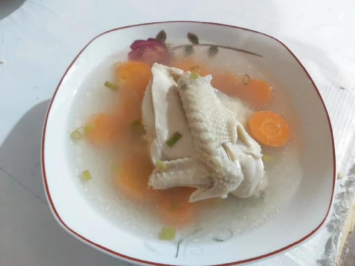 Langkah Mudah untuk Membuat Resep Sop ayam (Chinese Style) yang Uenak Anti Ribet, Lezat Sekali