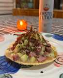 Tostadas de atún fresco