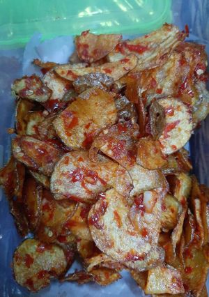 Foto resep Keripik Kentang Balado
