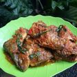 Ikan bandeng bumbu balado