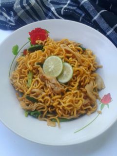 Foto resep Mie goreng jamur tiram