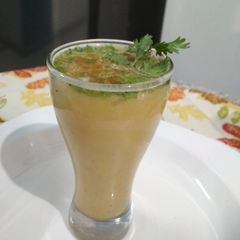 Sattu-onion smoothie A picture of Sattu-onion smoothie.