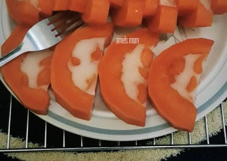 Papaya puding